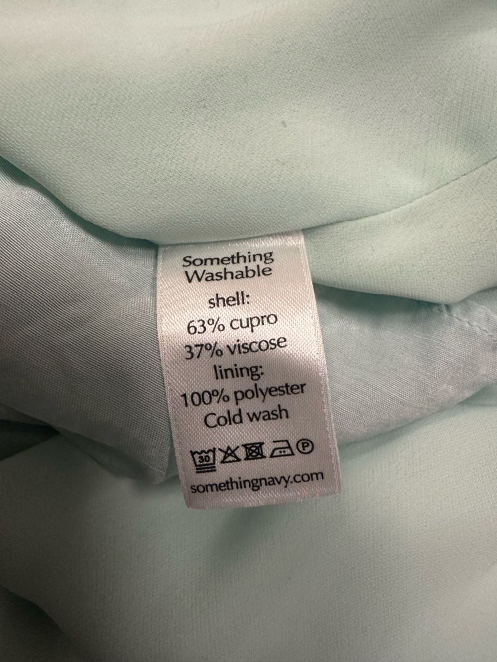 Something Navy Cupro Mint Green Pleated Halter Dress - Picture 7 of 11